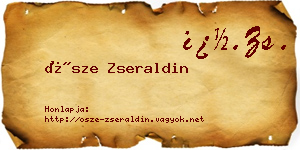 Ősze Zseraldin névjegykártya